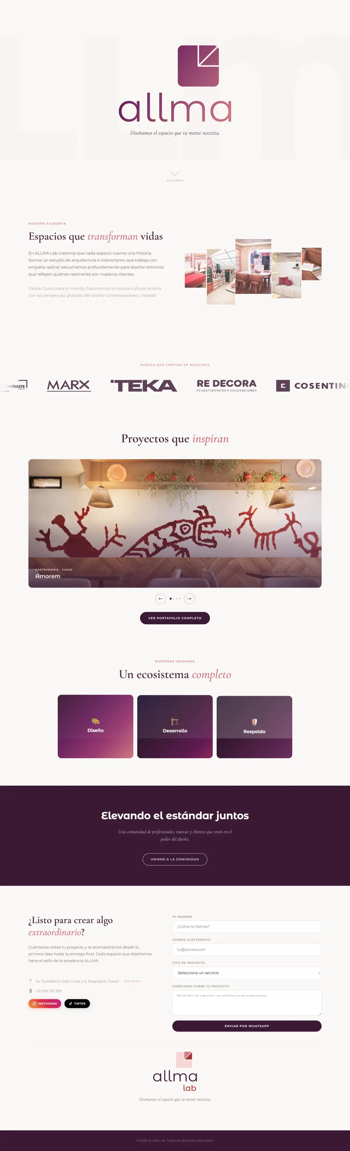 Portfolio Allma Lab